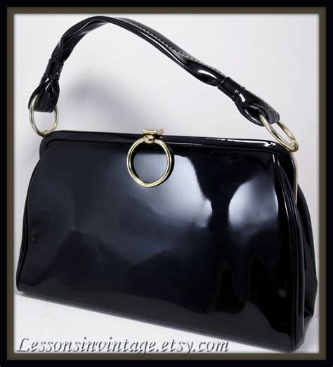 patent leather handbag|vintage patent leather handbags.